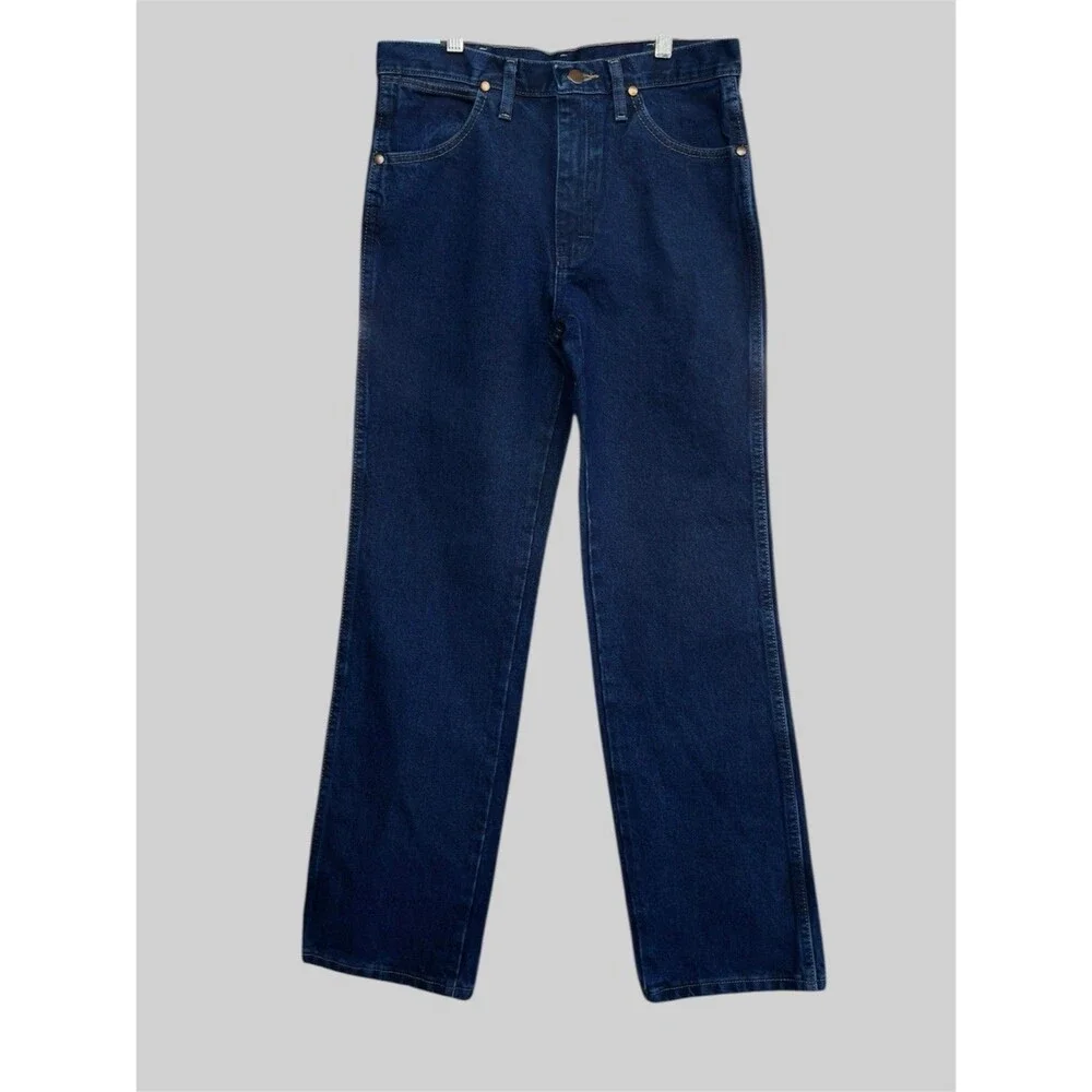 Wrangler Cowboy Cut 936 Slim Fit Men’s Size 30x30 Dark Blue Jeans